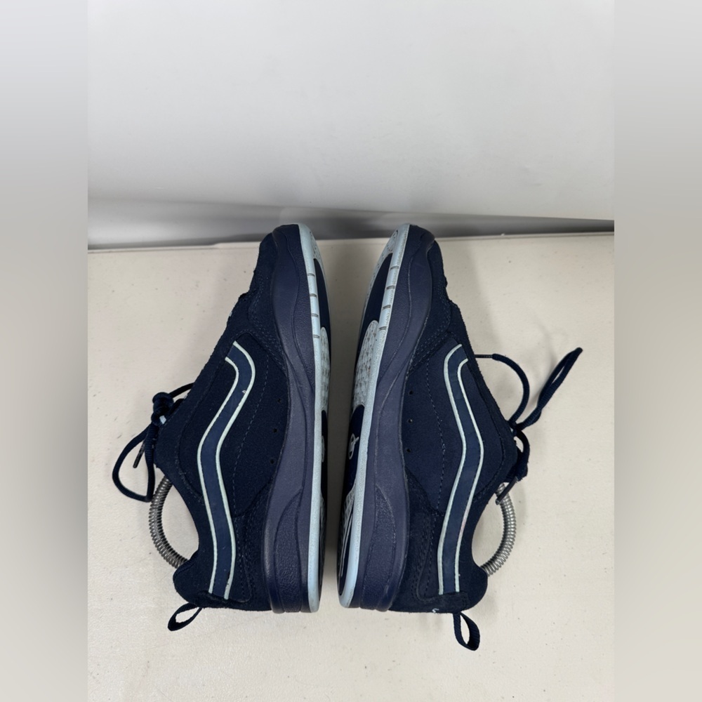 Vintage VANS Navy Blue Wesley Shoes Suede Skateboarding Women's Size 8 2000s - Picture 6 of 8